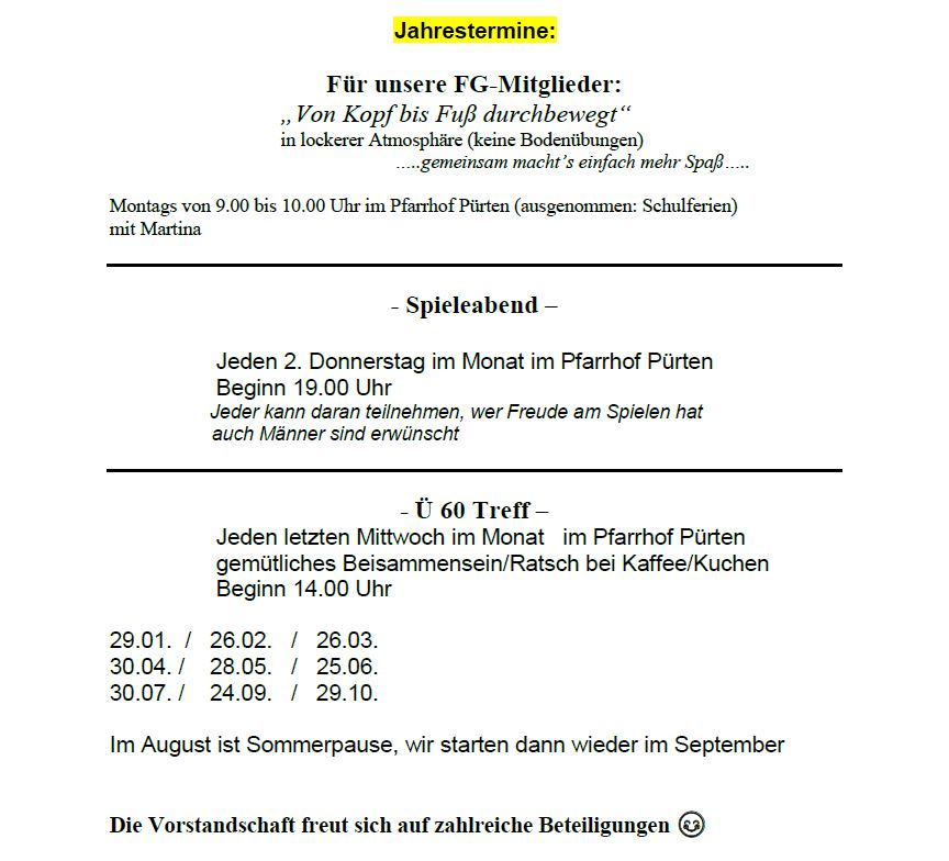 Termine 2025 1.Halbjahr Seite 2